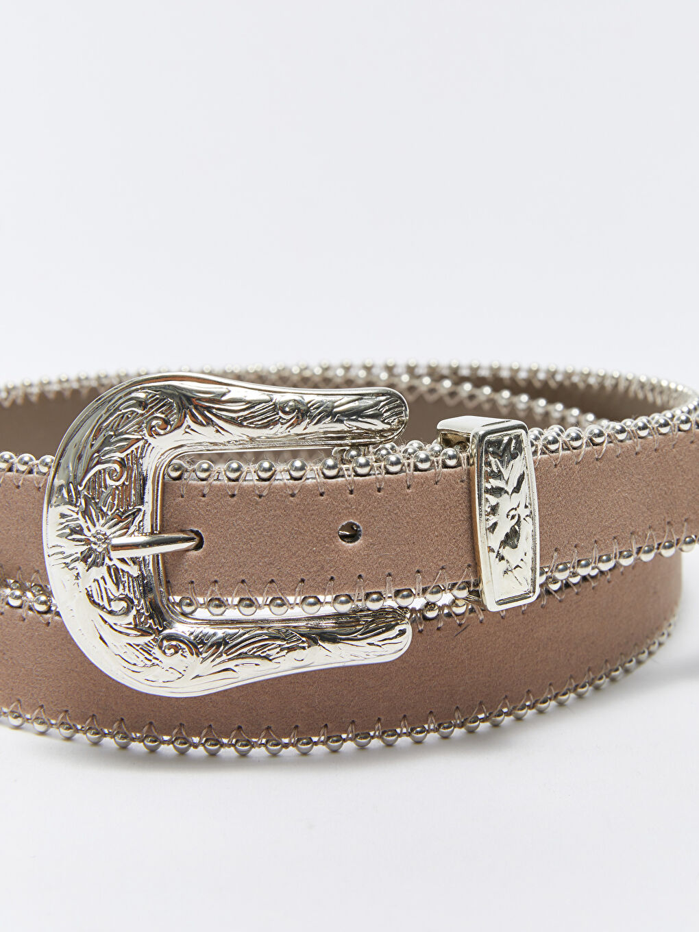 Wide Buckle Suede Women's Belt-3