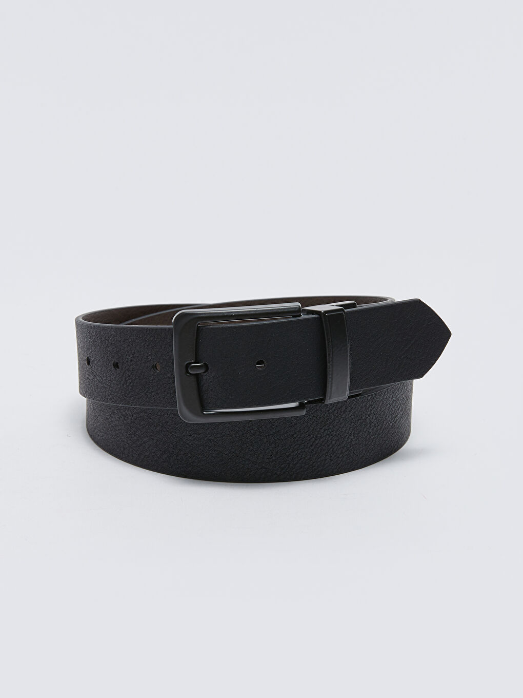 Faux Leather Reversible Men's Belt -S3CH85Z8-HUC