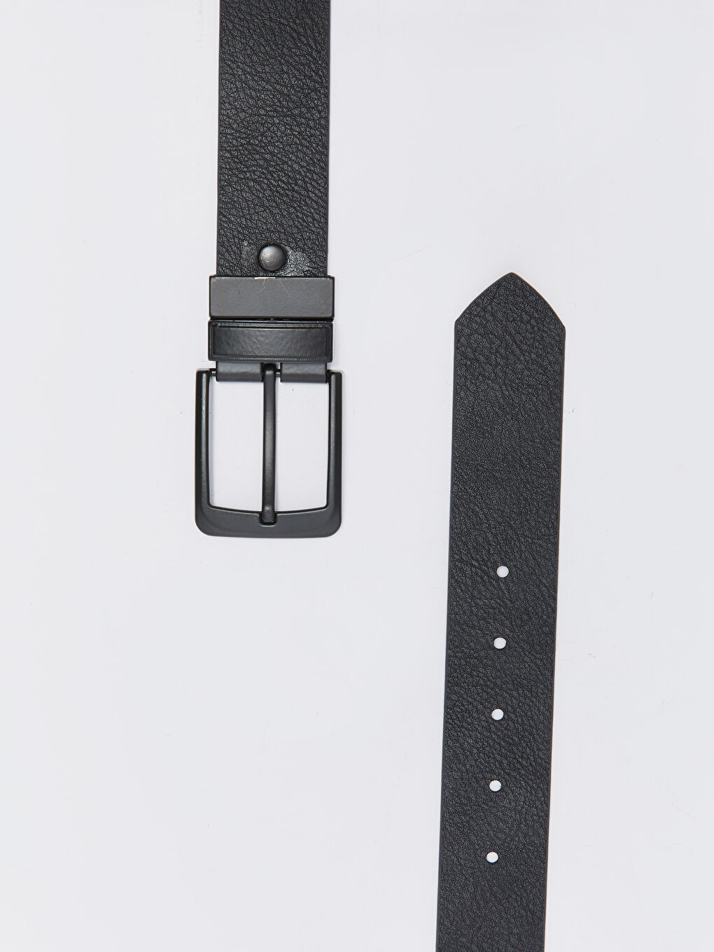 Faux Leather Reversible Men's Belt -S3CH85Z8-HUC
