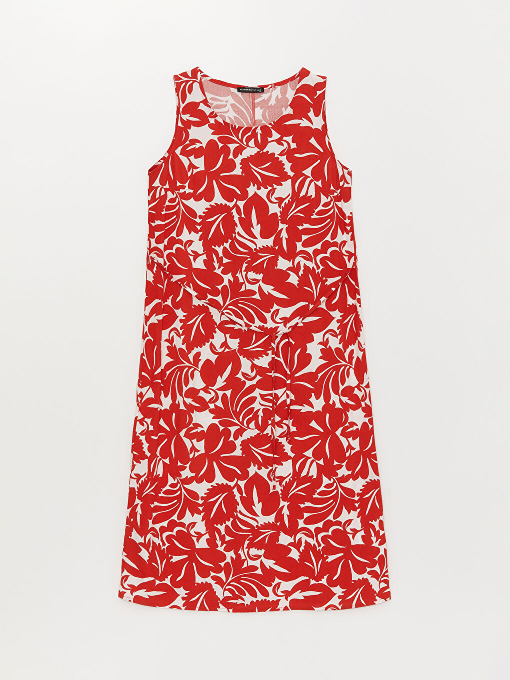 LCWAIKIKI Classic Women's Crew Neck Patterned Dress -S3CI07Z8-LTQ