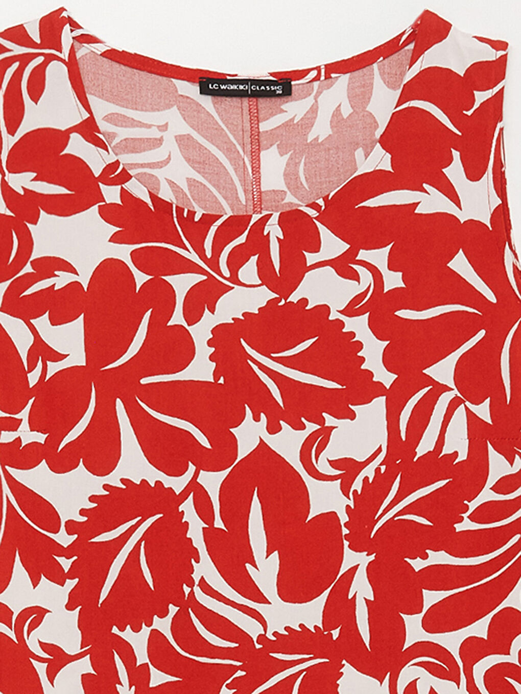 LCWAIKIKI Classic Women's Crew Neck Patterned Dress -S3CI07Z8-LTQ