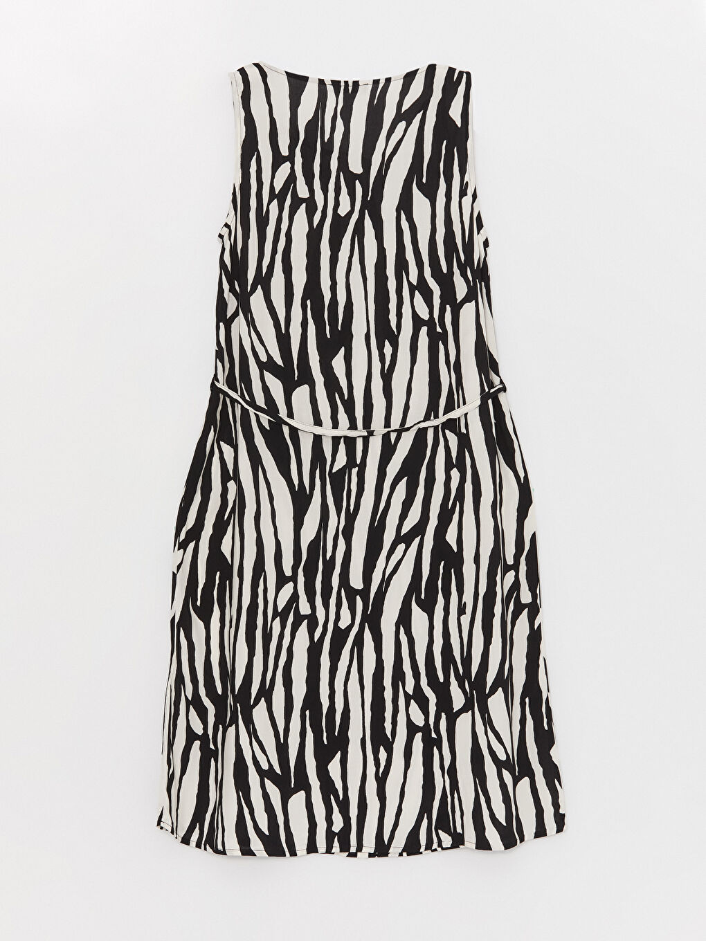 Women's Crew Neck Patterned Dress -S3CI07Z8-LQJ