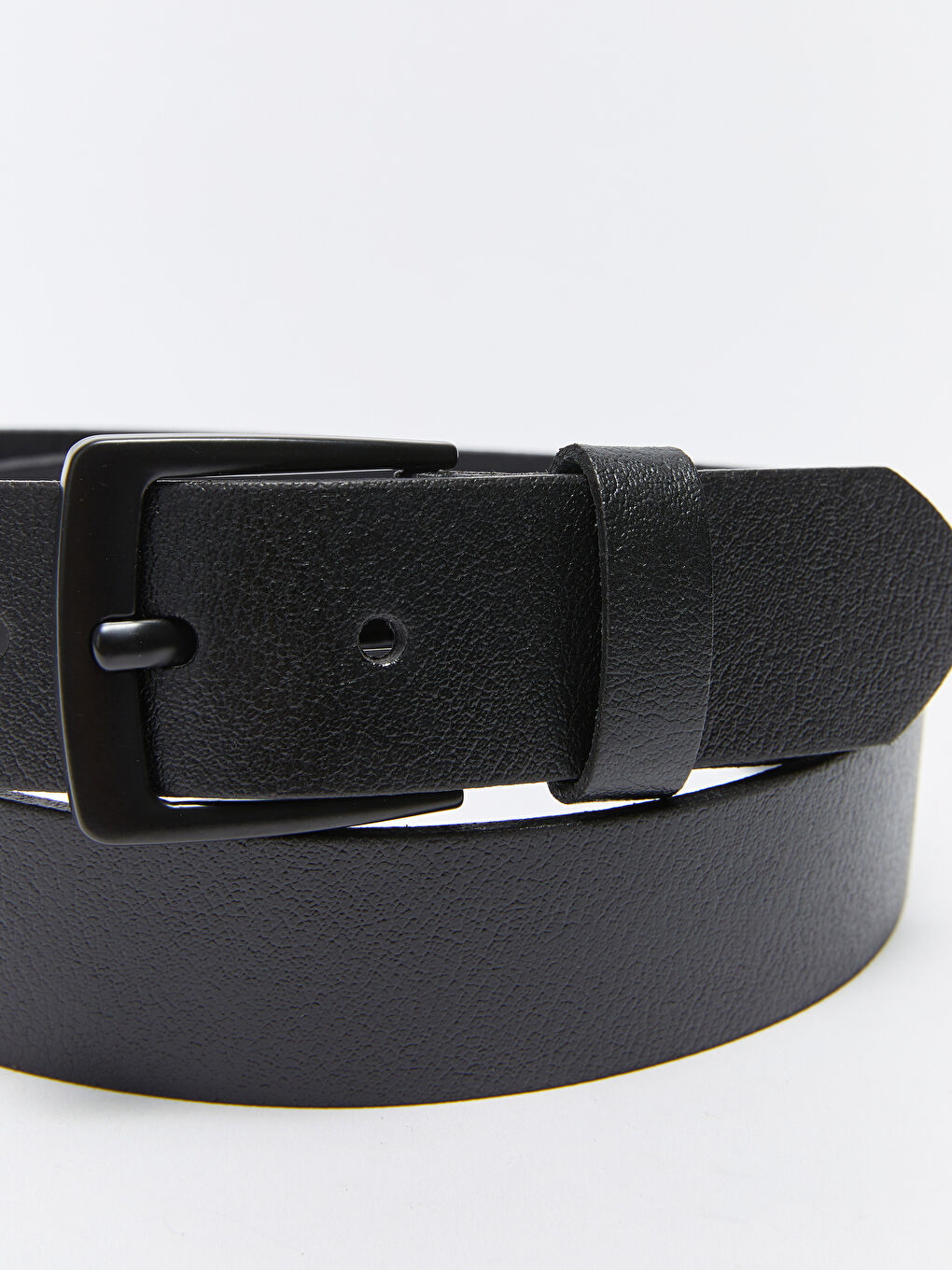 Siyah Hakiki Deri Erkek Kemer-1