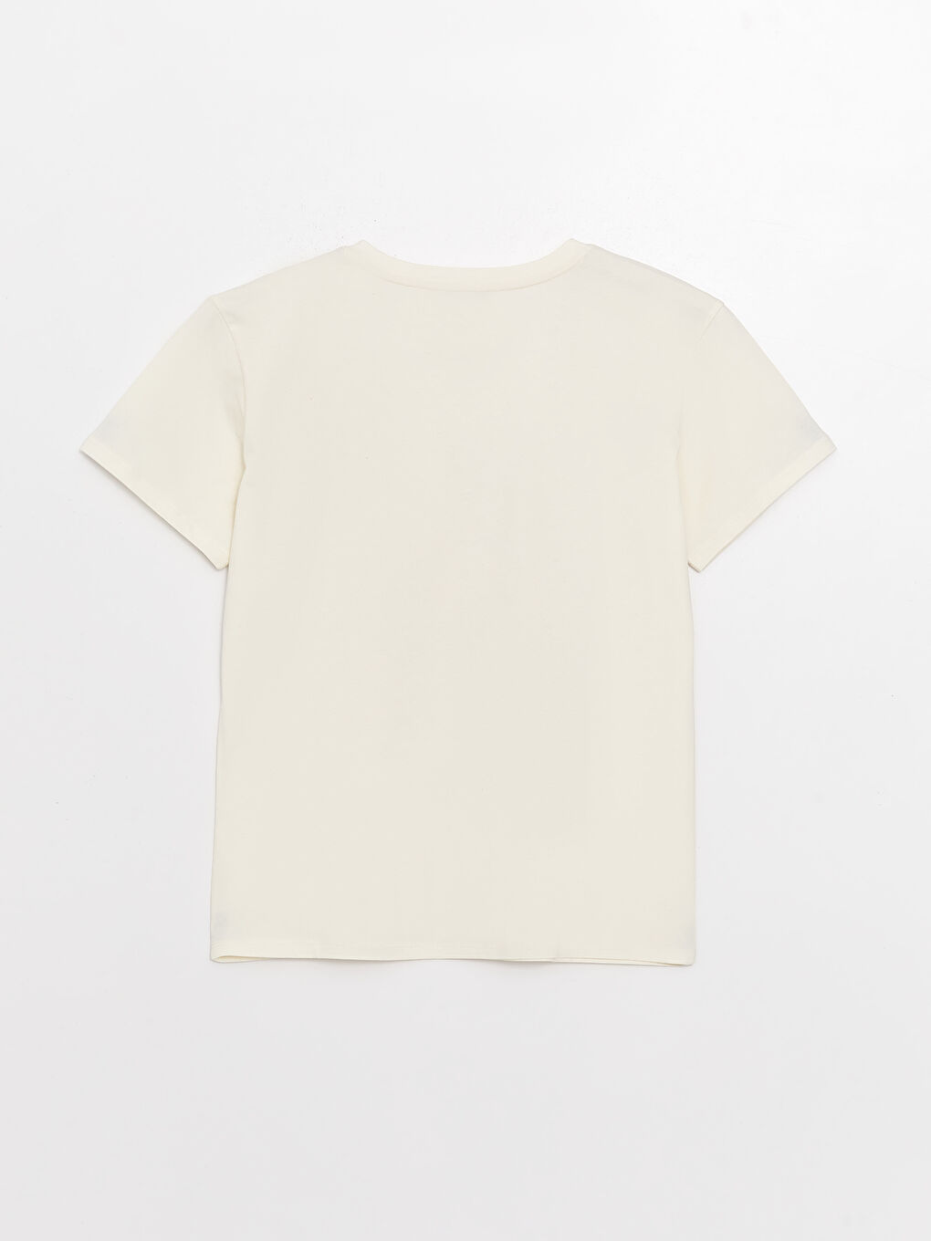 Crew Neck Printed Short Sleeve Women's T-Shirt-6