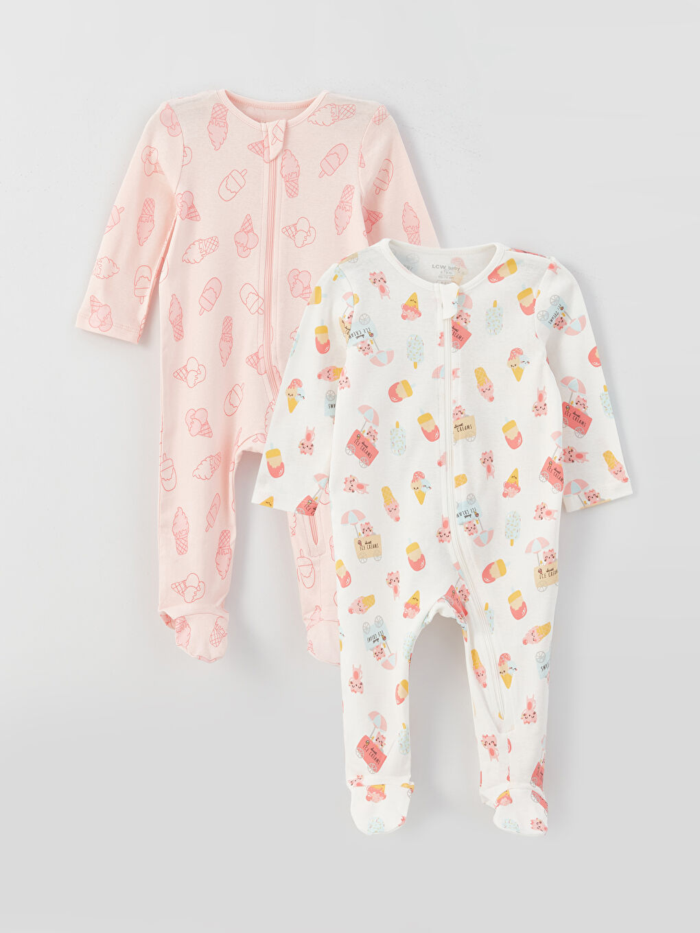 Printed Baby Girl Rompers 2 Pack