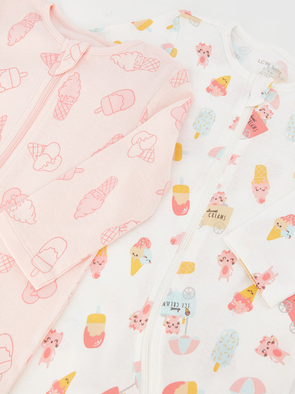 Printed Baby Girl Rompers 2 Pack-3