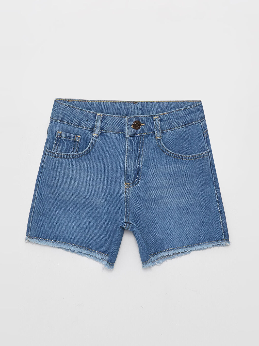 Embroidered Girl Jean Shorts -S3CI66Z4-H45