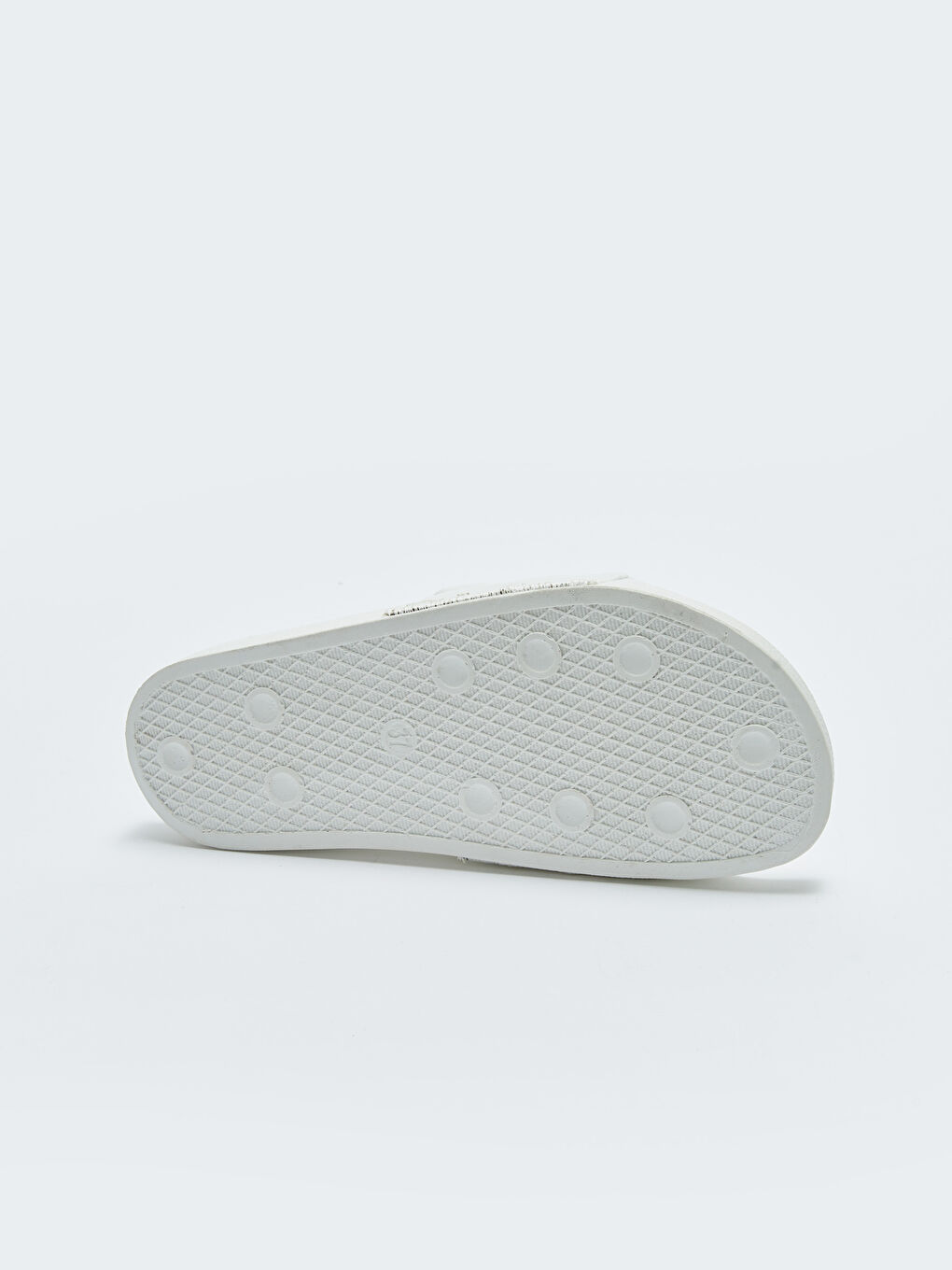 Beyaz Tek Bantlı Kadın Ev Terliği-3