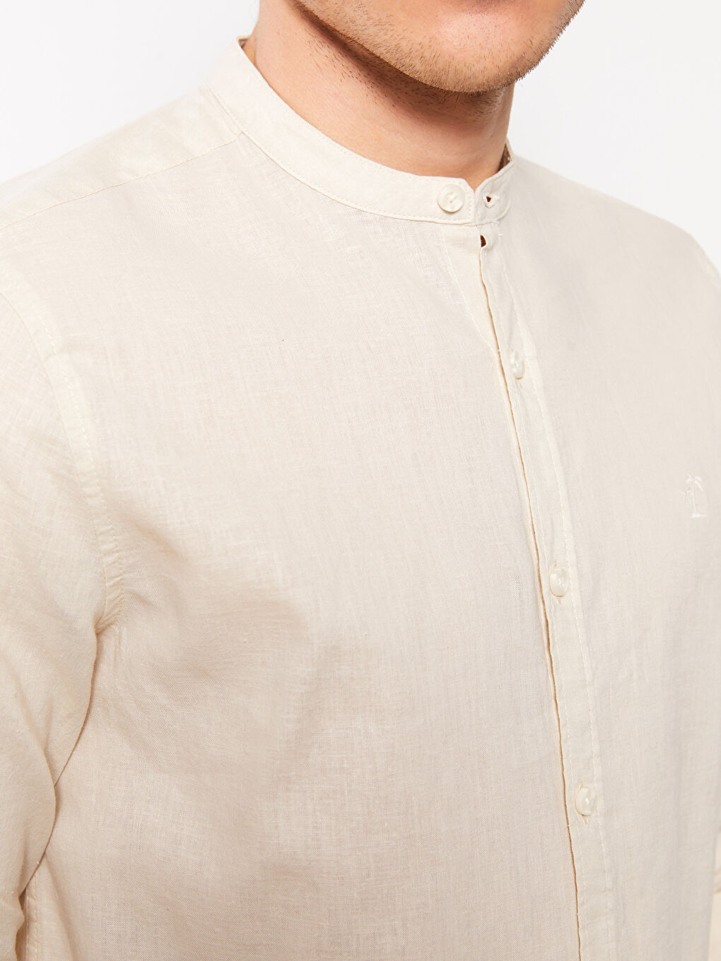 Рубашка Мужская С Длинным Рукавом Стандартного Кроя-3