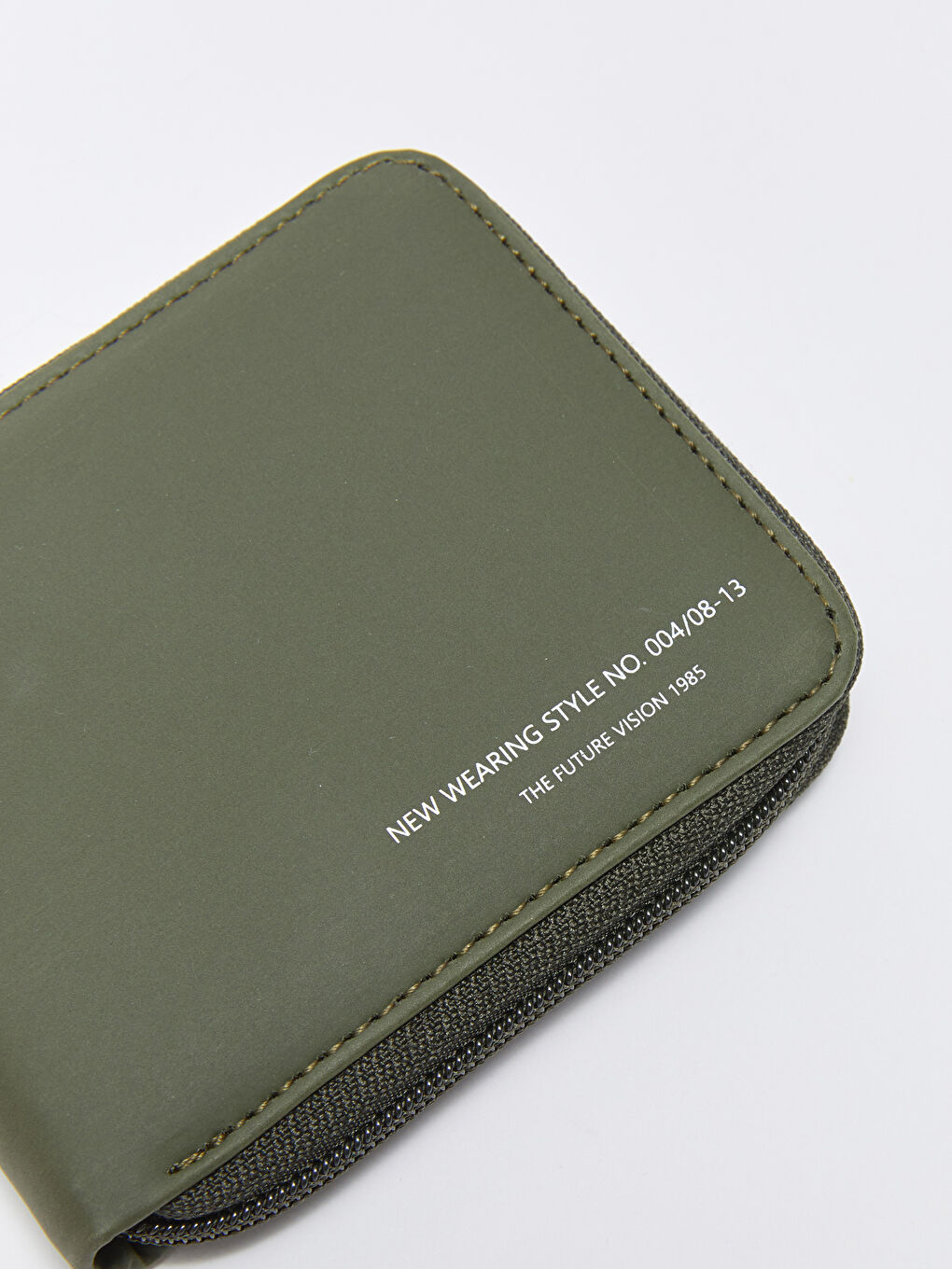 Haki Yazı Baskılı Erkek Cüzdan-3