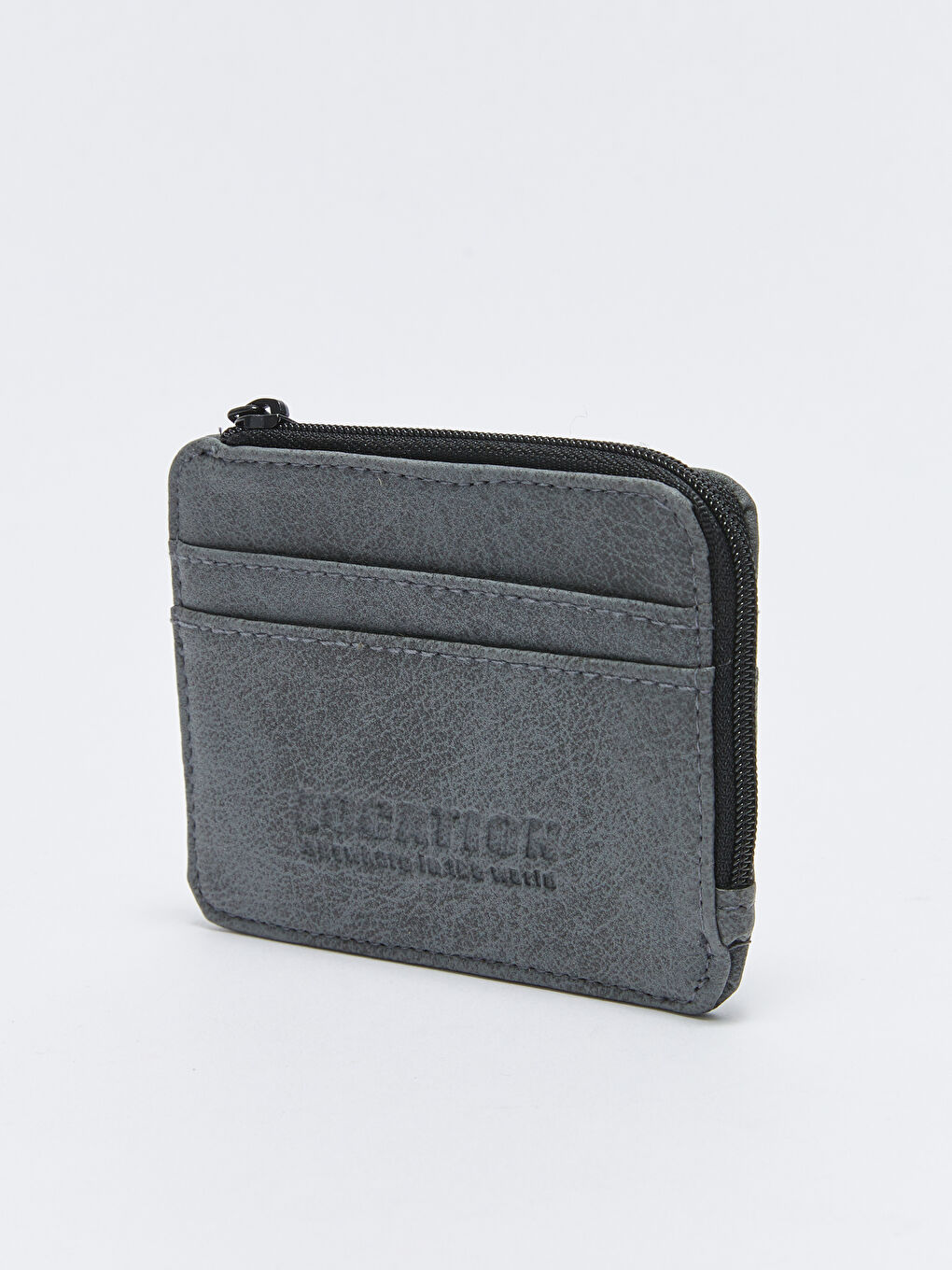 Gri Deri Görünümlü Erkek Kartlık-1