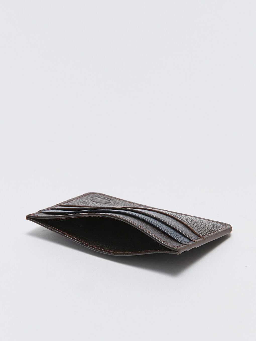 Kahverengi Hakiki Deri Erkek Kartlık-4