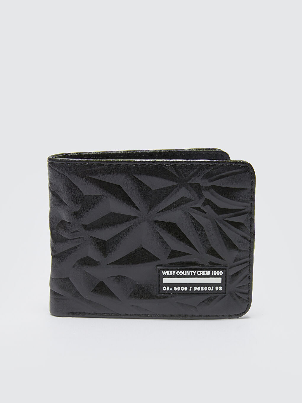 Leather Look Patterned Men's Wallet