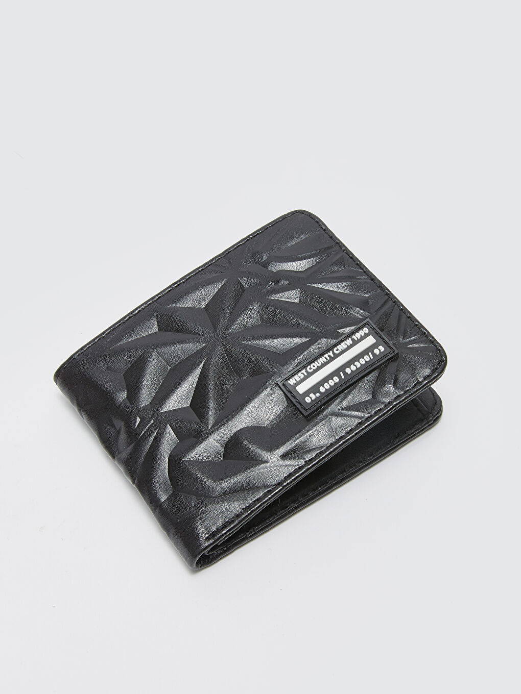 Leather Look Patterned Men's Wallet-1