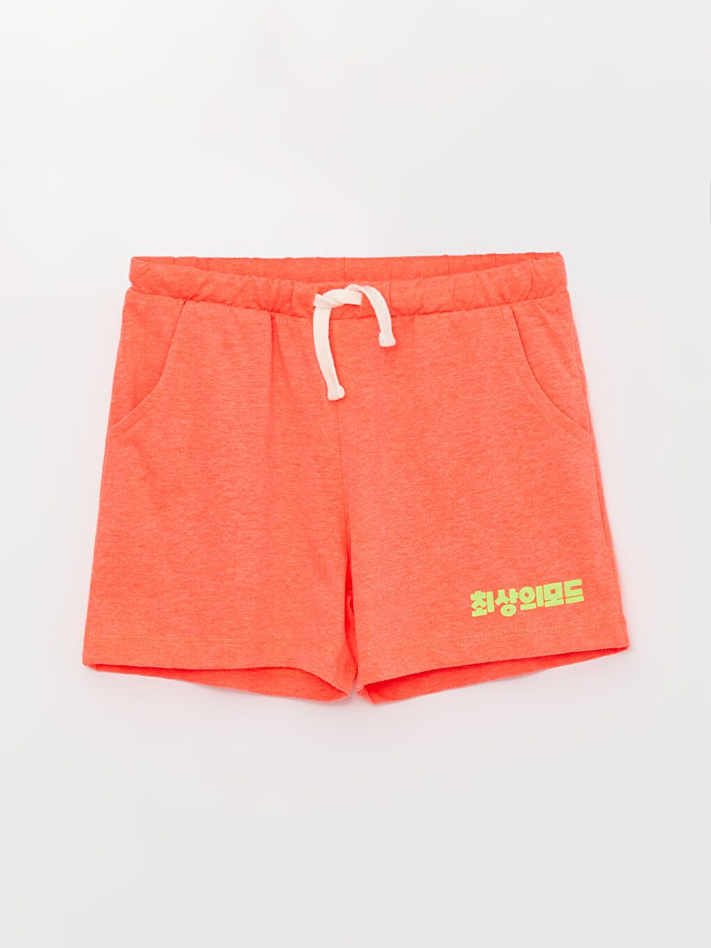Elastic Waist Printed Girl's Shorts -S3CJ84Z4-P4S