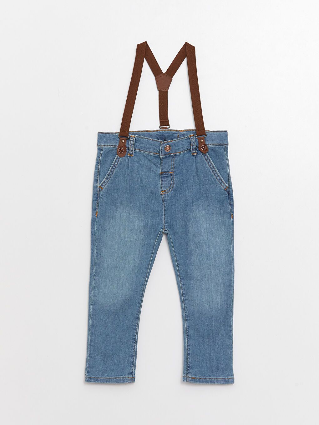 Basic Baby Boy Denim Trousers and Trouser Hangers 2-Pack -S3CK11Z1-311