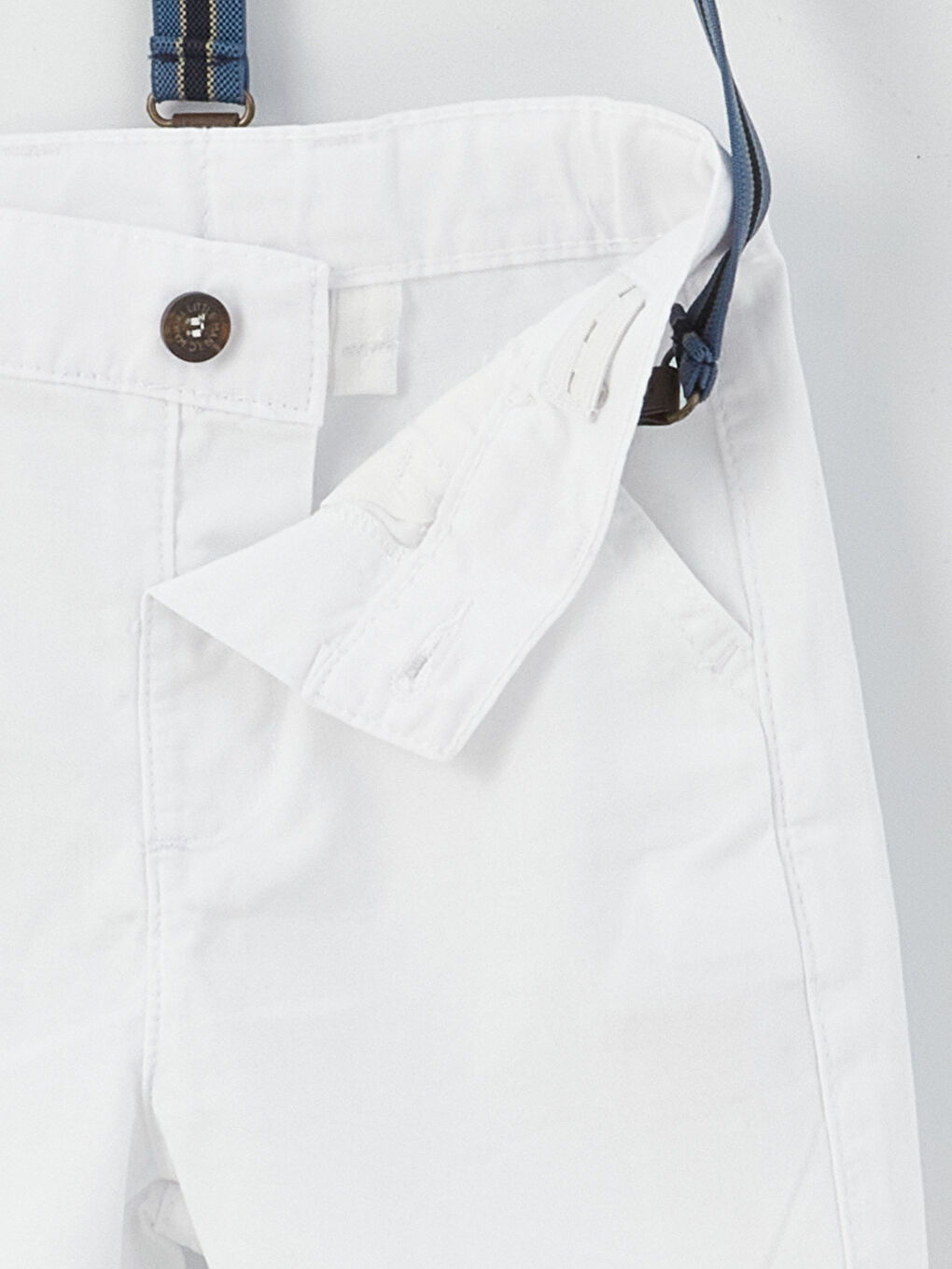 شورت وبنطلون سادة اولاد رضع بتويل بسيور-2