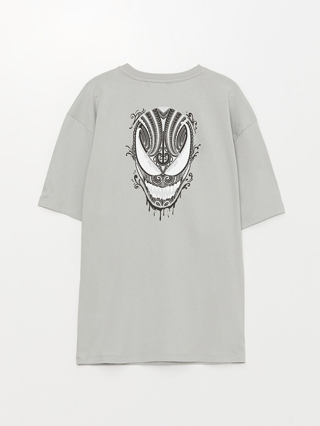 XSIDE Crew Neck Short Sleeve Venom Printed Jersey Men's T-Shirt -S3CK78Z8-FKD