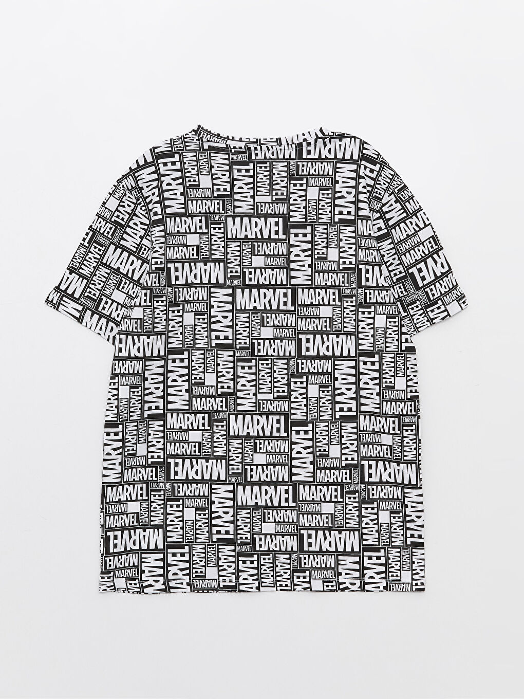 Crew Neck Short Sleeve Marvel Printed Jersey Men's T-Shirt-6