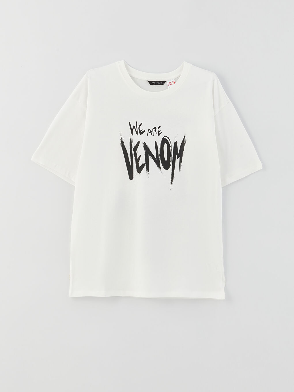 Crew Neck Short Sleeve Venom Printed Jersey Men's T-Shirt -S3CK82Z8-R5B