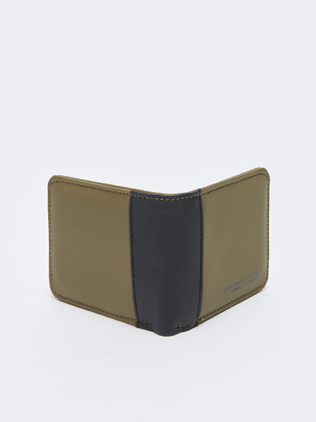 Kahverengi Renk Bloklu Erkek Cüzdan-1