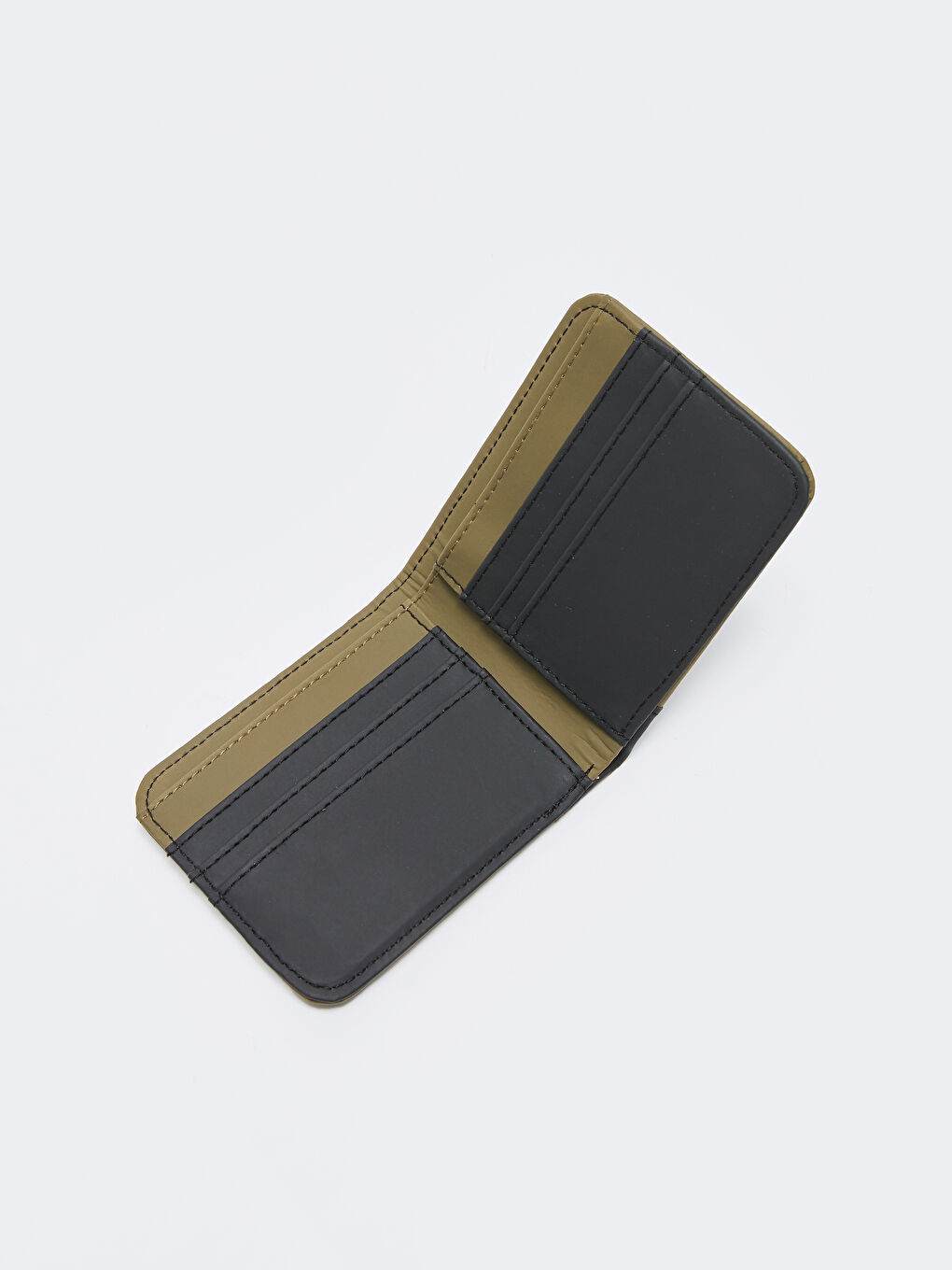 Kahverengi Renk Bloklu Erkek Cüzdan-2