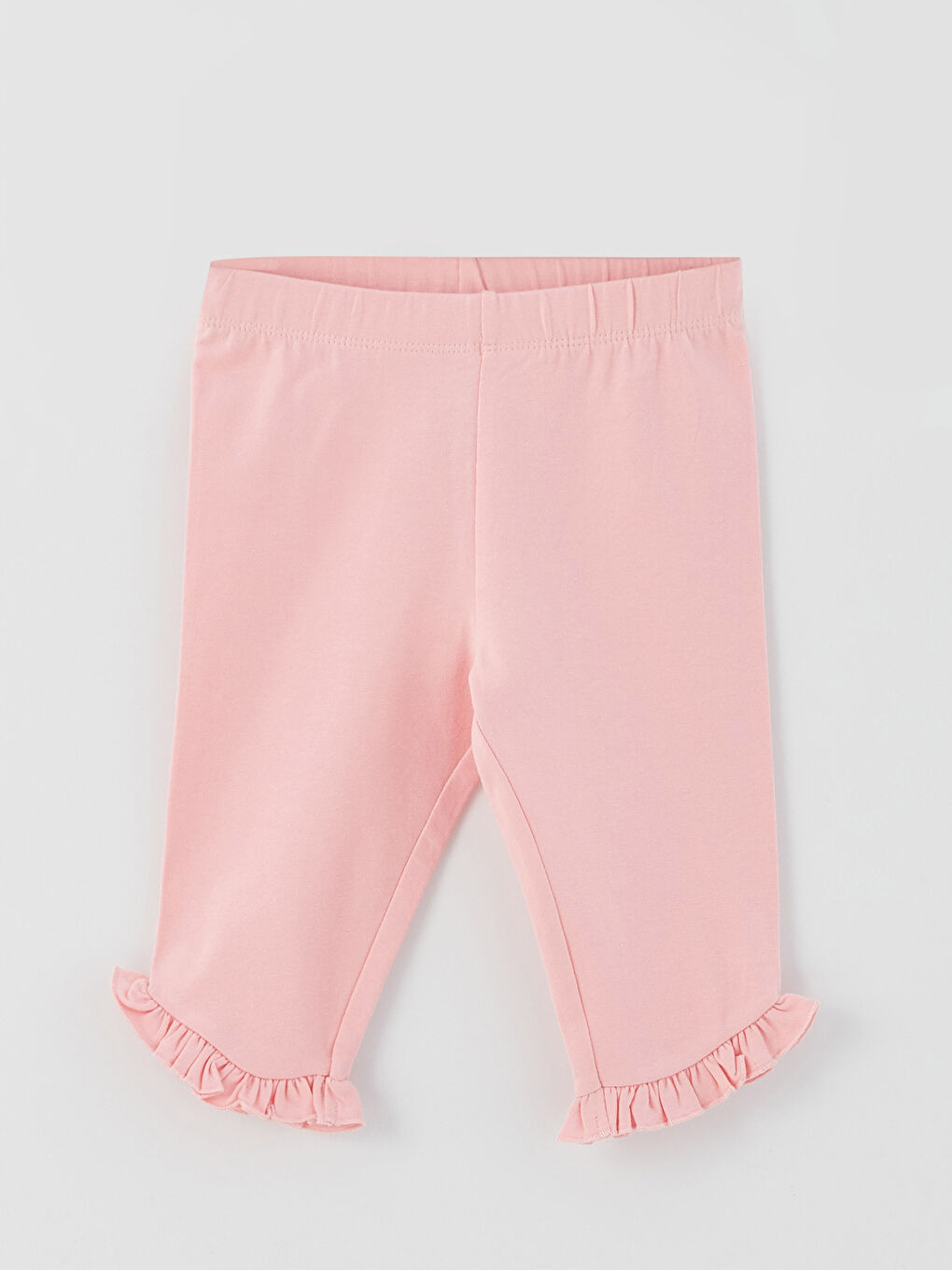 Elastic Waist Basic Baby Girl 3/4 Length Leggings 2 Pieces -S3CK97Z1-GAT
