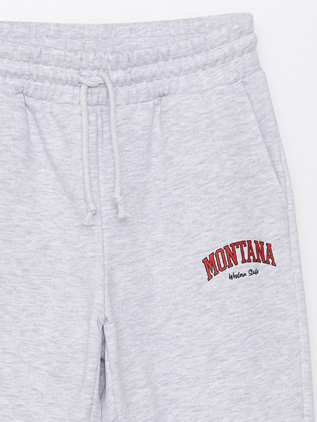 Pantaloni de trening groși cu talie elastică imprimați pentru femei-7