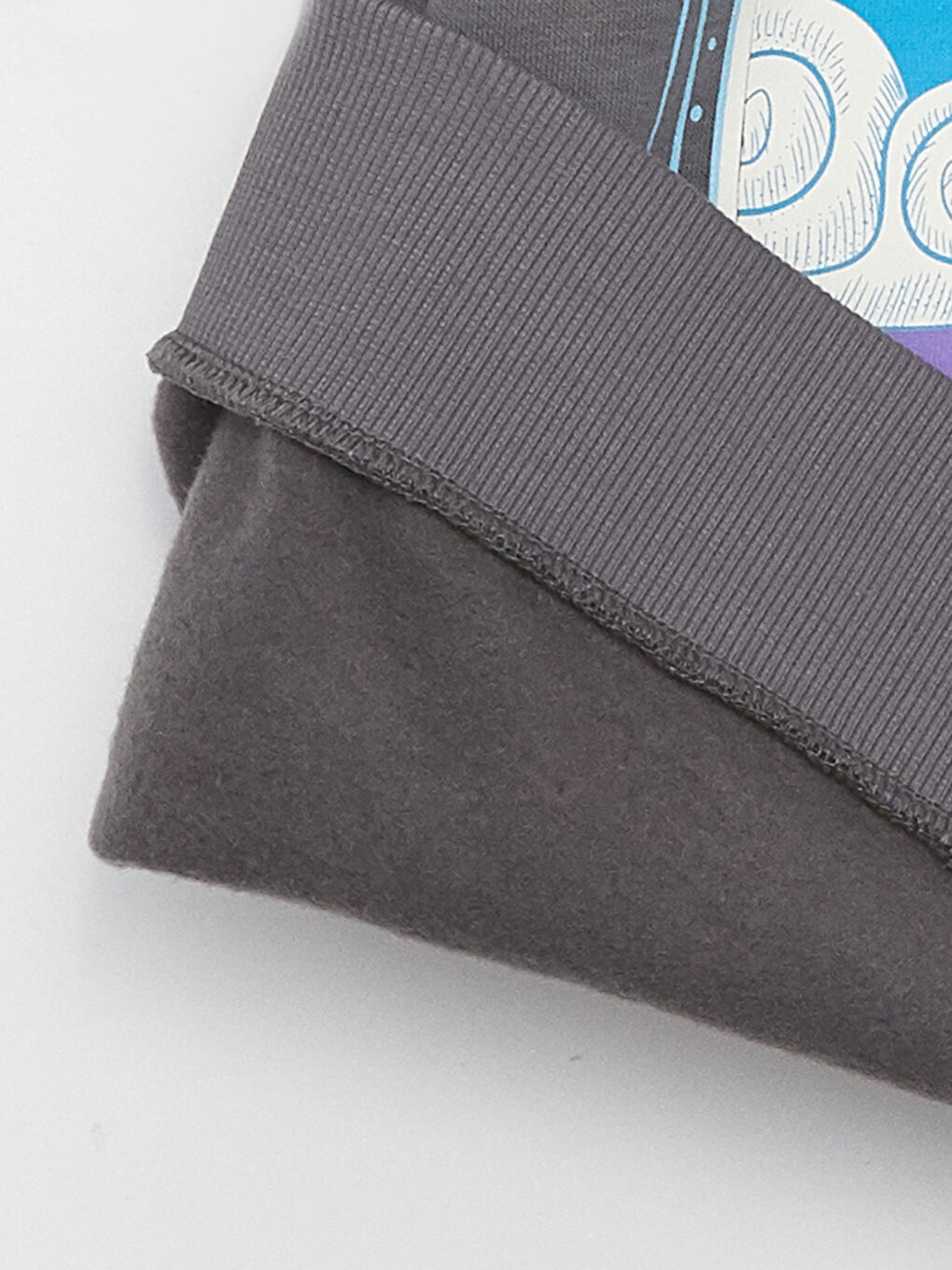 Crew Neck Printed Oversize Women's Thick Sweatshirt-7