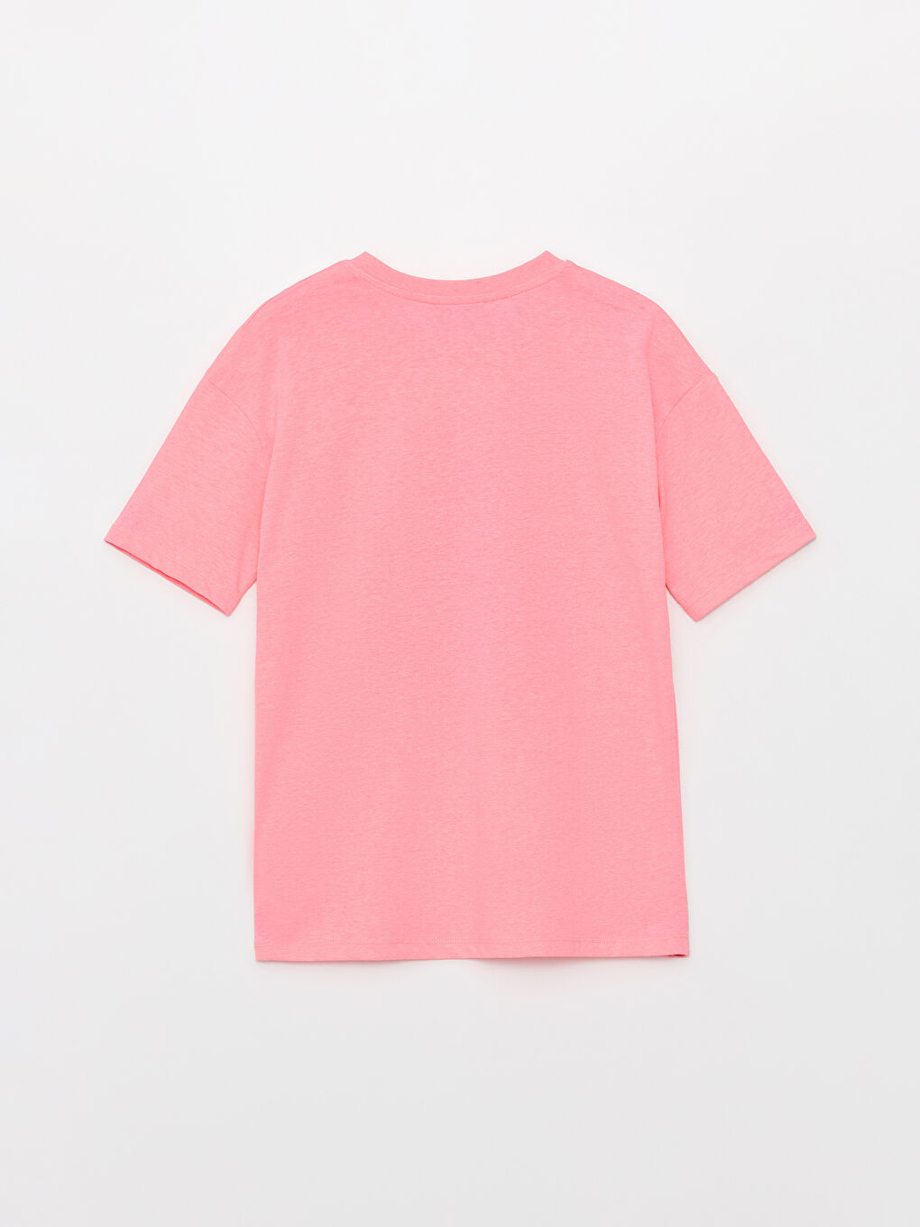 Crew Neck Printed Short Sleeve Girls' T-Shirt-1