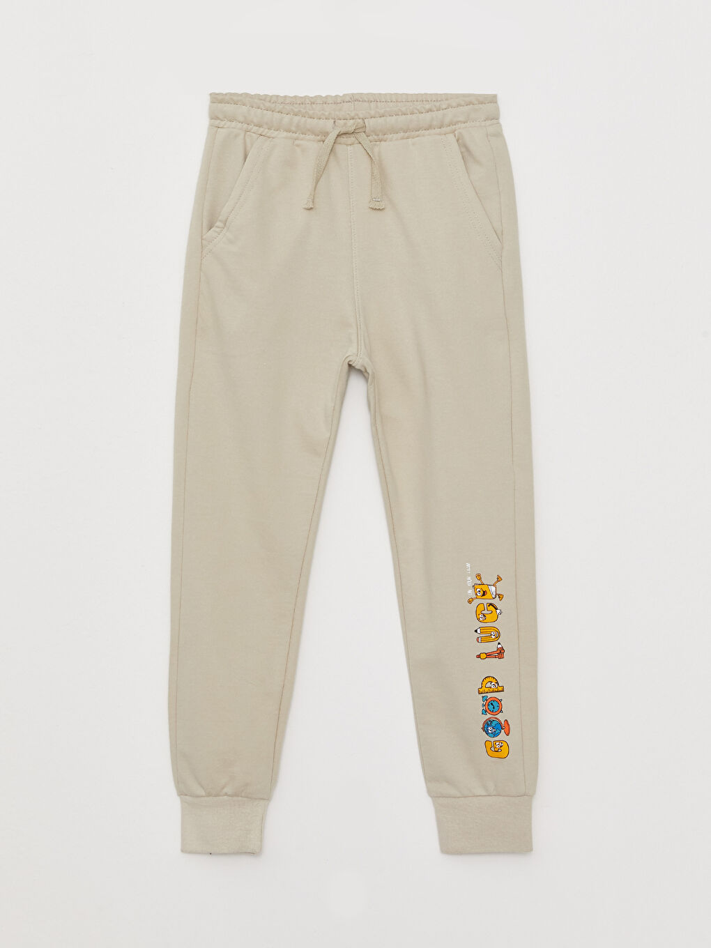 Elastic Waist Printed Boy Jogger Sweatpants -S3CL74Z4-SKS
