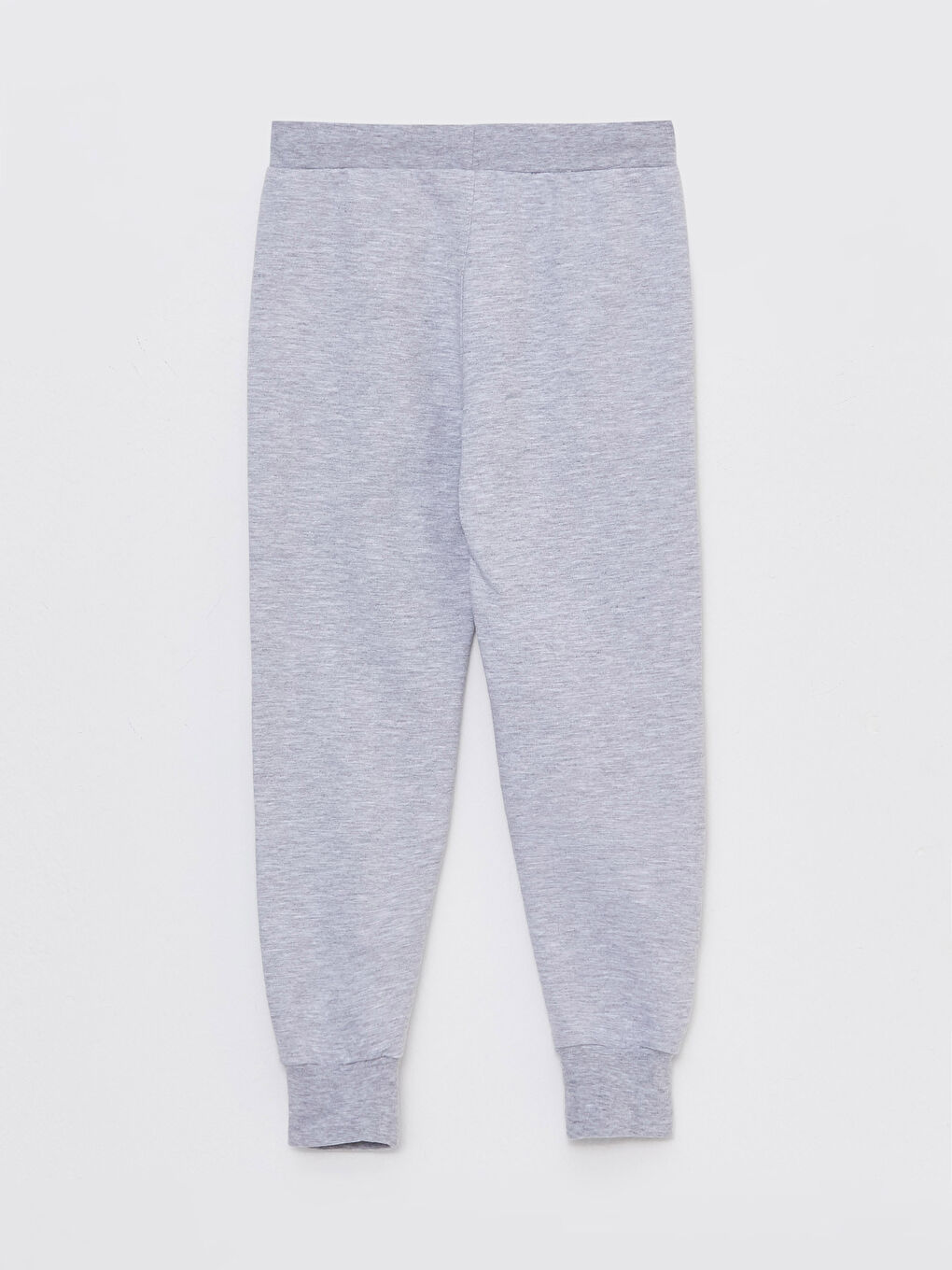 Gri Beli Lastikli Baskılı Erkek Çocuk Jogger Eşofman Altı-1