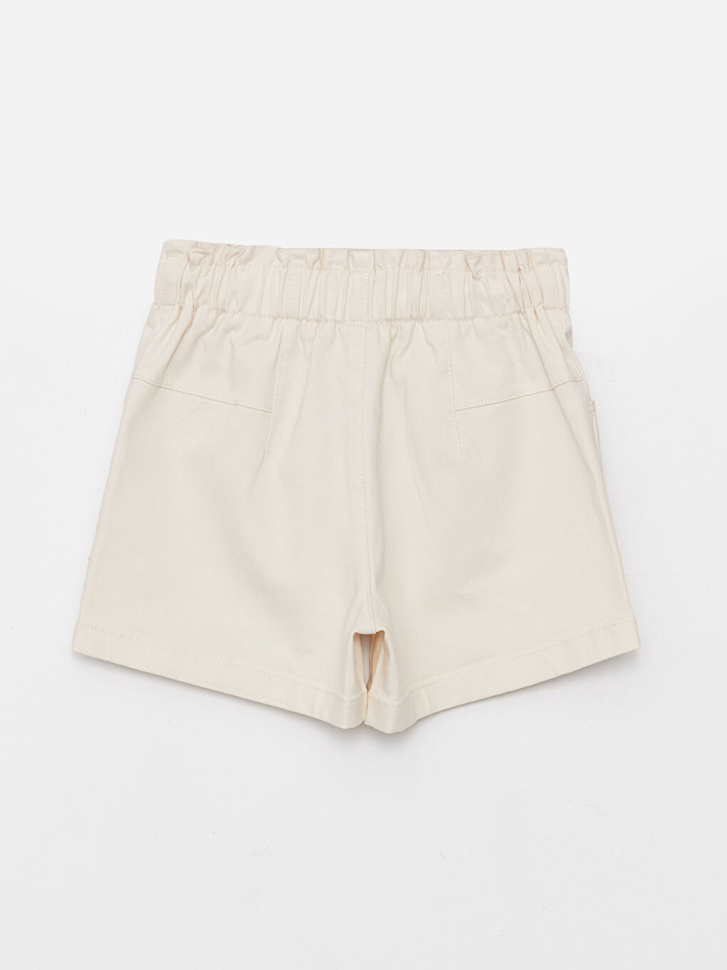 LCW Kids Elasticated Waist Embroidered Girls' Shorts -S3CL85Z4-LXF