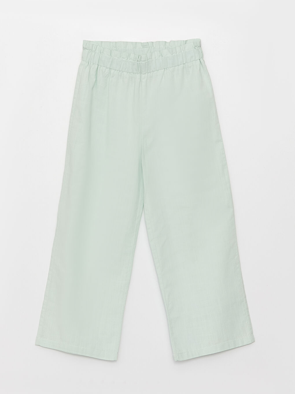 Taille Élastique Basique Pantalon Large Fille Capri