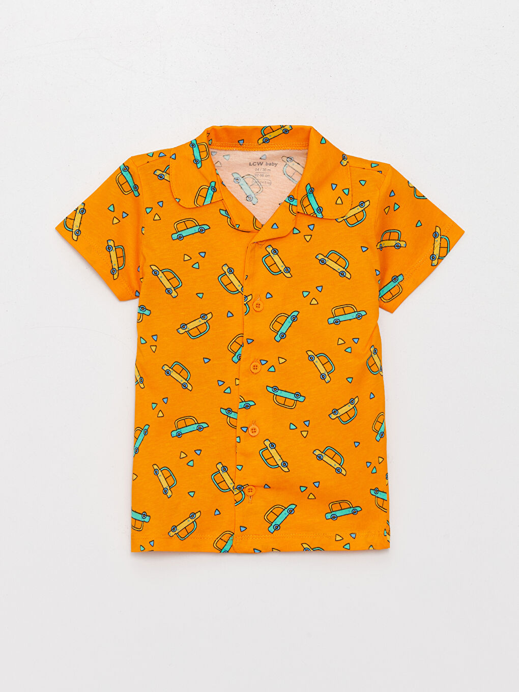 Turuncu Erkek Bebek Pijama Takımı-1