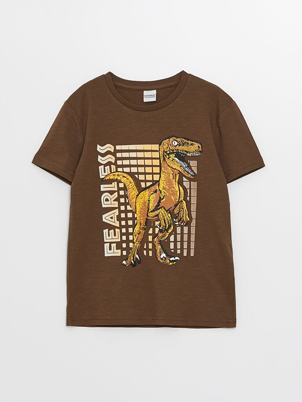 Crew Neck Printed Short Sleeve Boys' T-Shirt