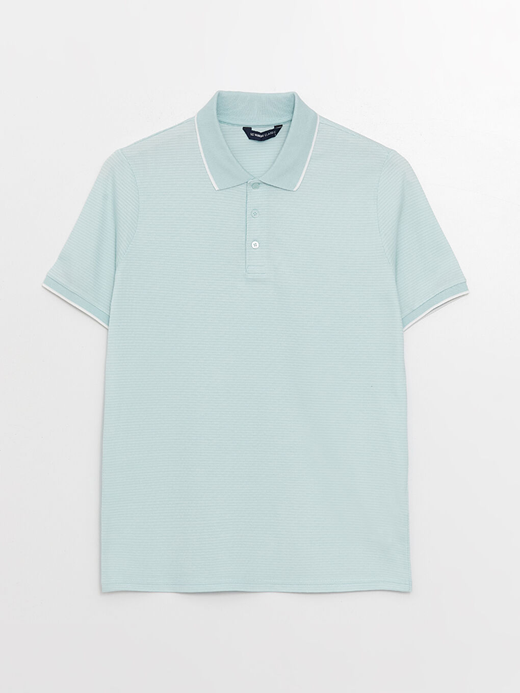 Polo Neck Short Sleeve Men's T-Shirt-5