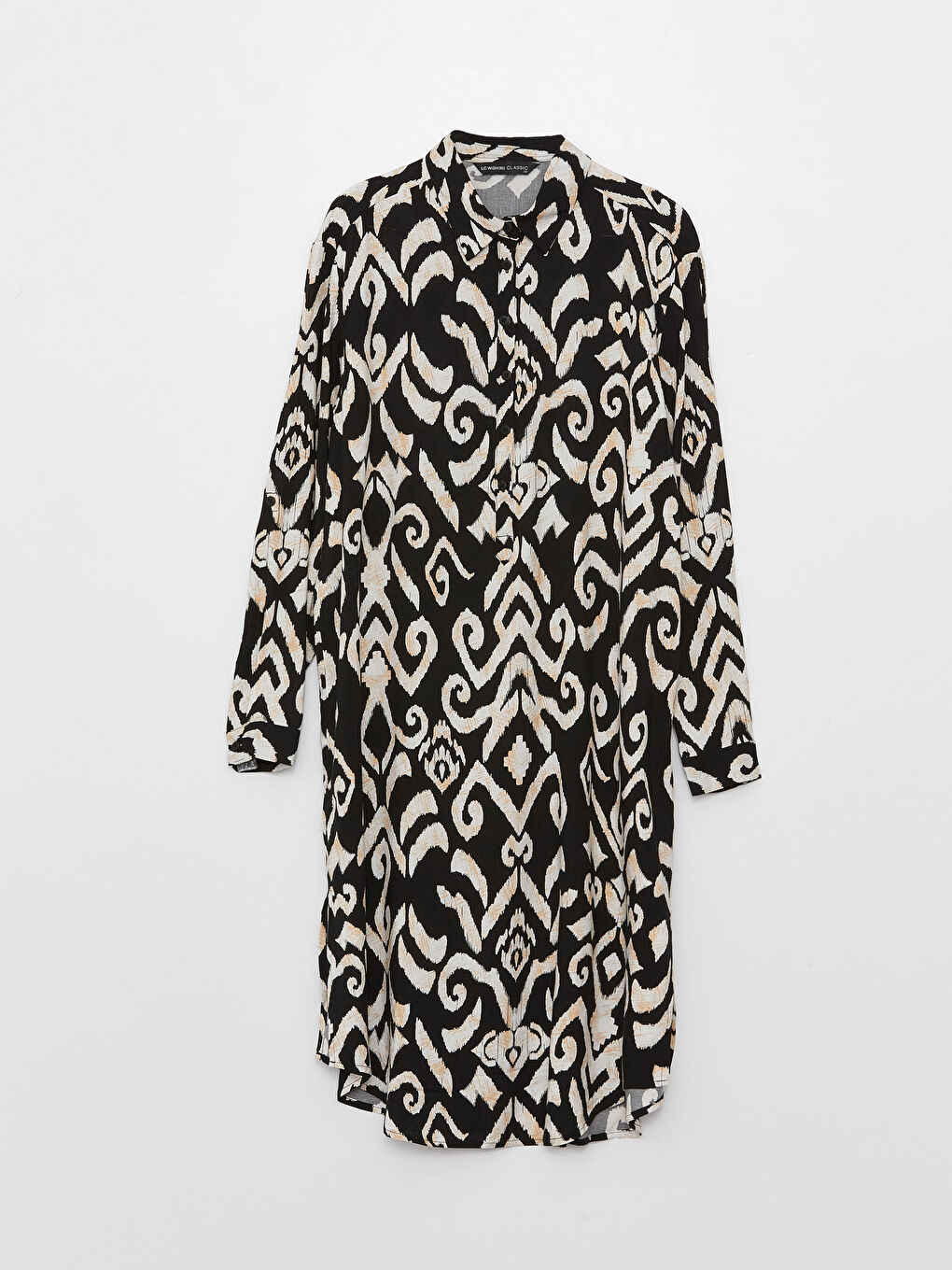 تونيك قميص نسائي منقوش-5