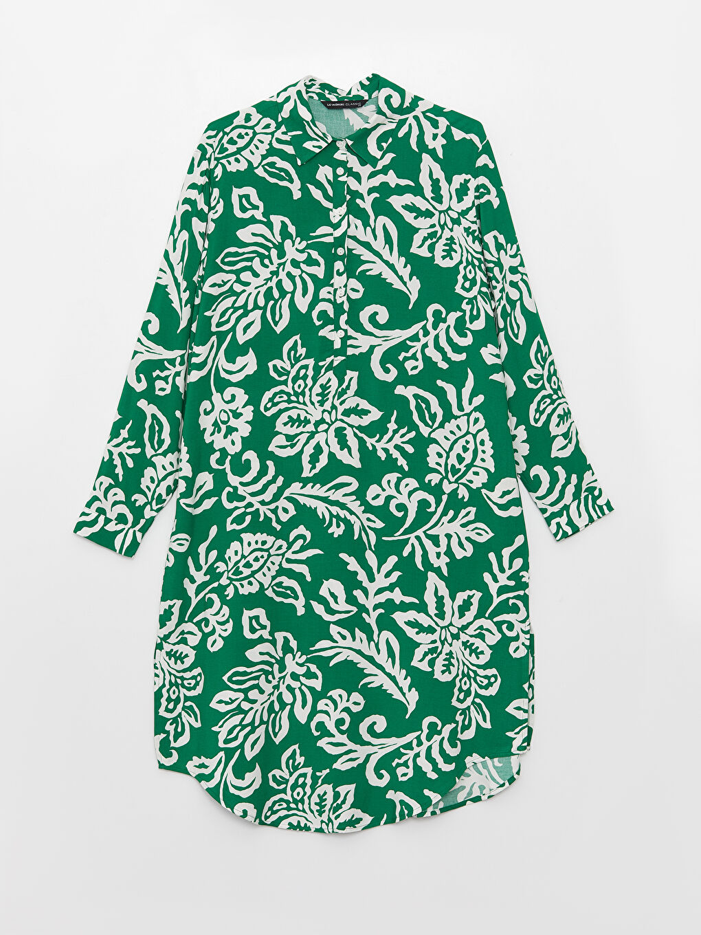 Patterned Women's Shirt Tunic-5