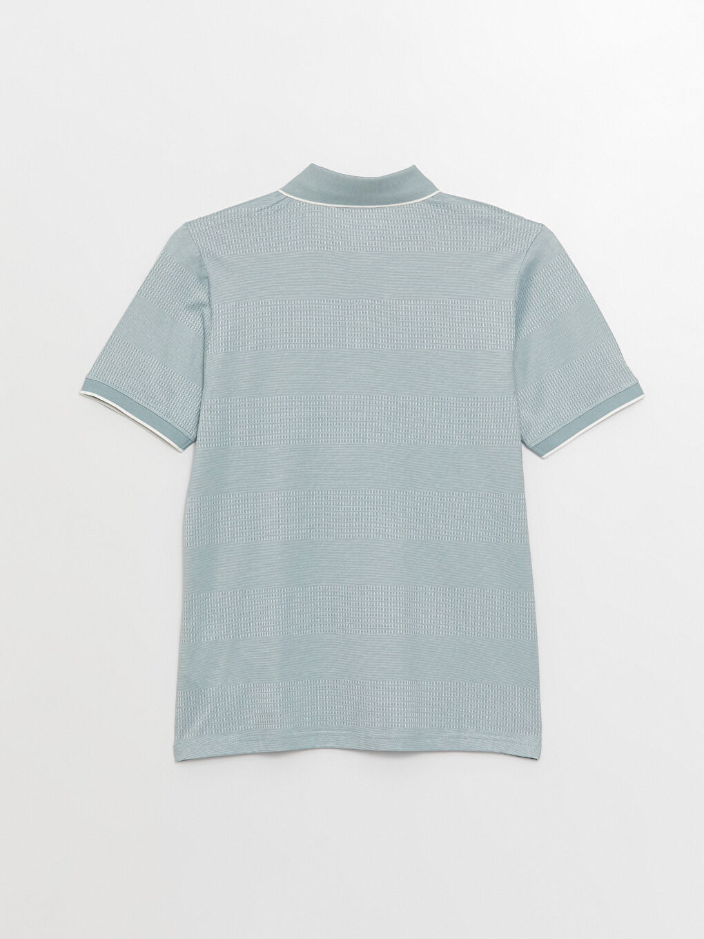 تيشيرت ياقة بولو كم قصير مُعالج بالميرسرايز للرجال-6