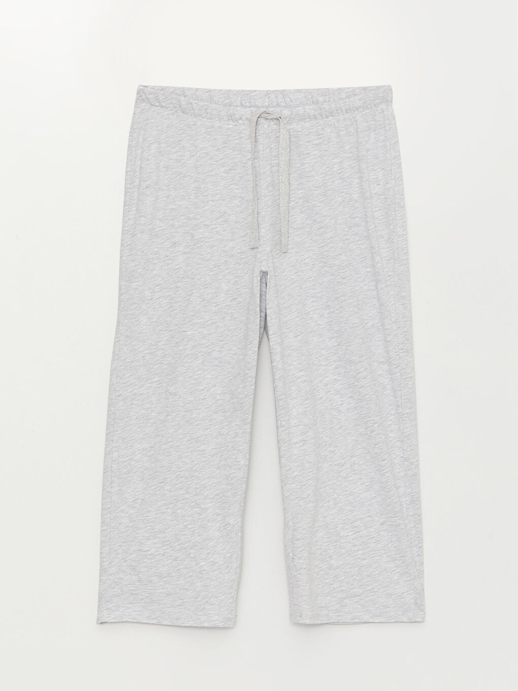 Gri Kruvaze Yaka Hamile Caprili Pijama Takımı-2