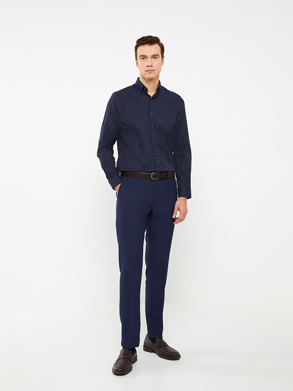 LCWAIKIKI Formal Lacivert Slim Fit Erkek Pantolon - 1