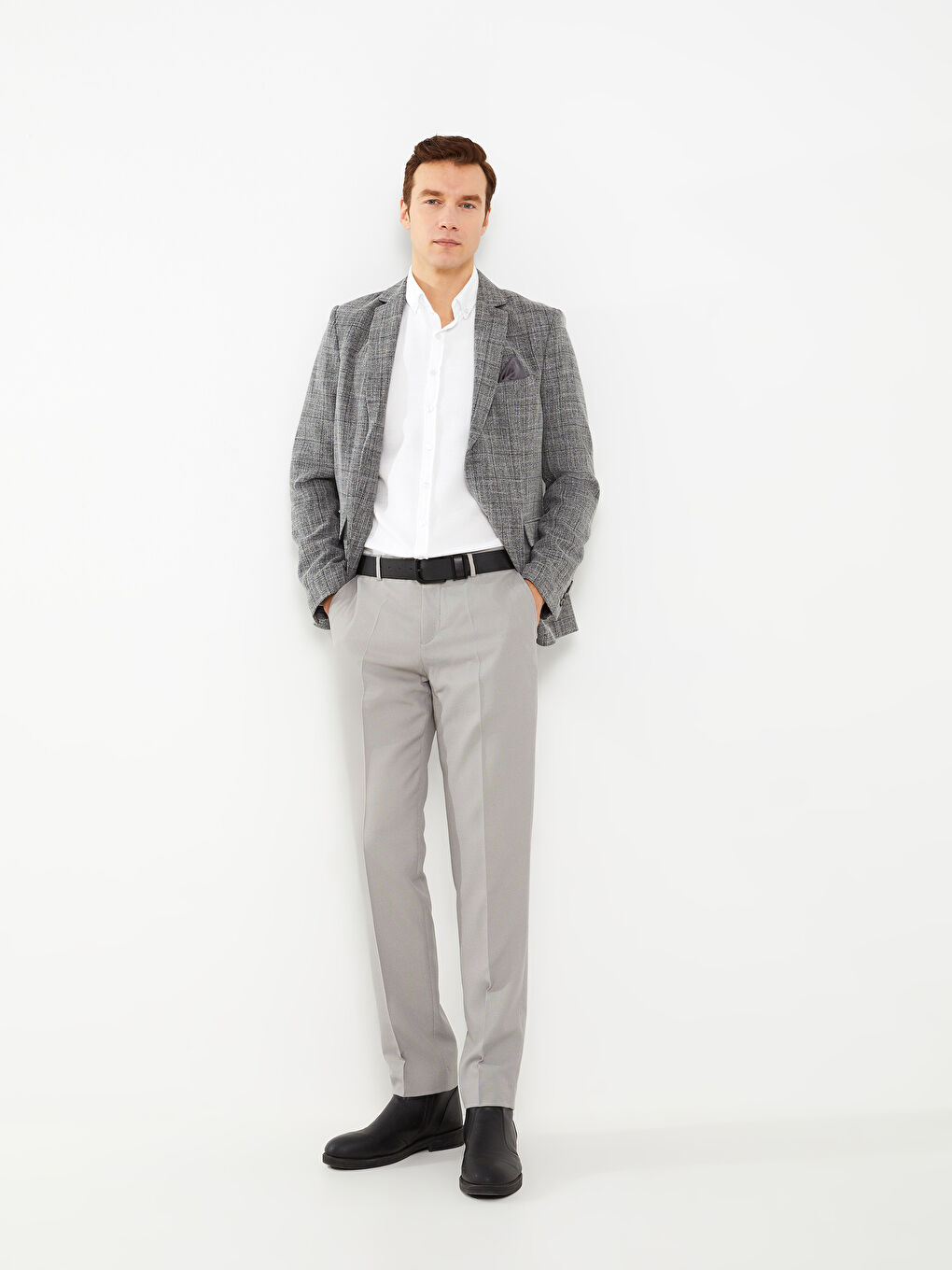 LCWAIKIKI Formal Gri Slim Fit Erkek Pantolon