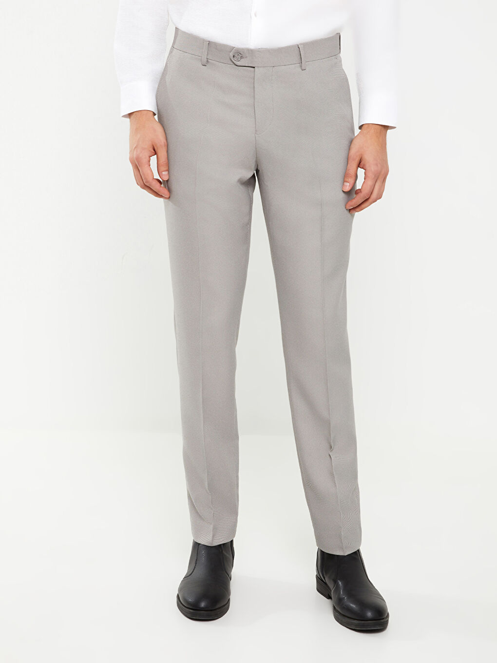 LCWAIKIKI Formal Gri Slim Fit Erkek Pantolon - 3