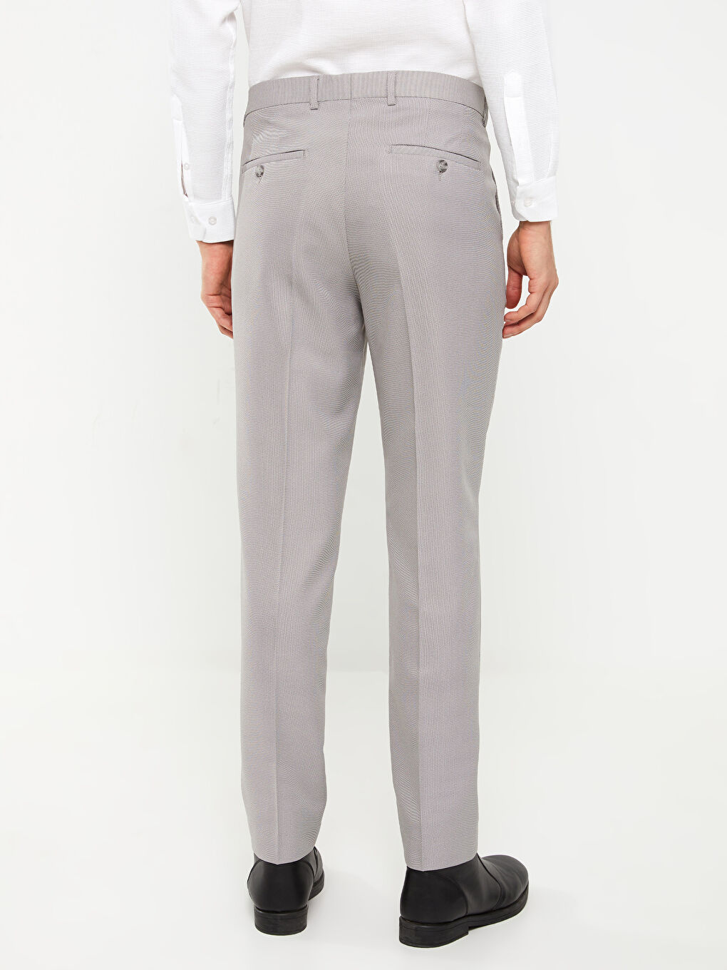 LCWAIKIKI Formal Gri Slim Fit Erkek Pantolon - 4