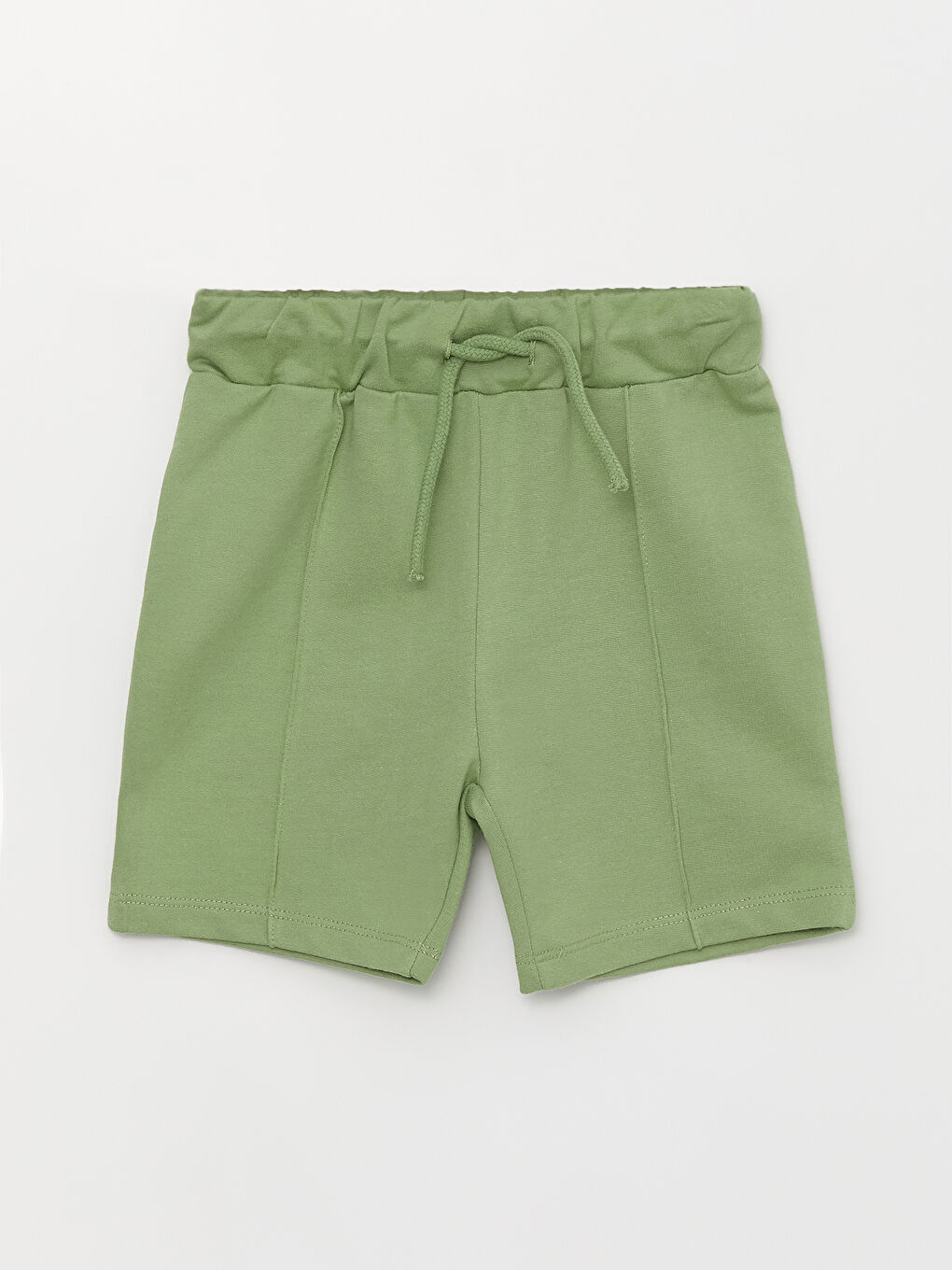 Bej Bisiklet Yaka Kısa Kollu Mickey Mouse Baskılı Erkek Bebek Tişört ve Şort 2'li Takım-2