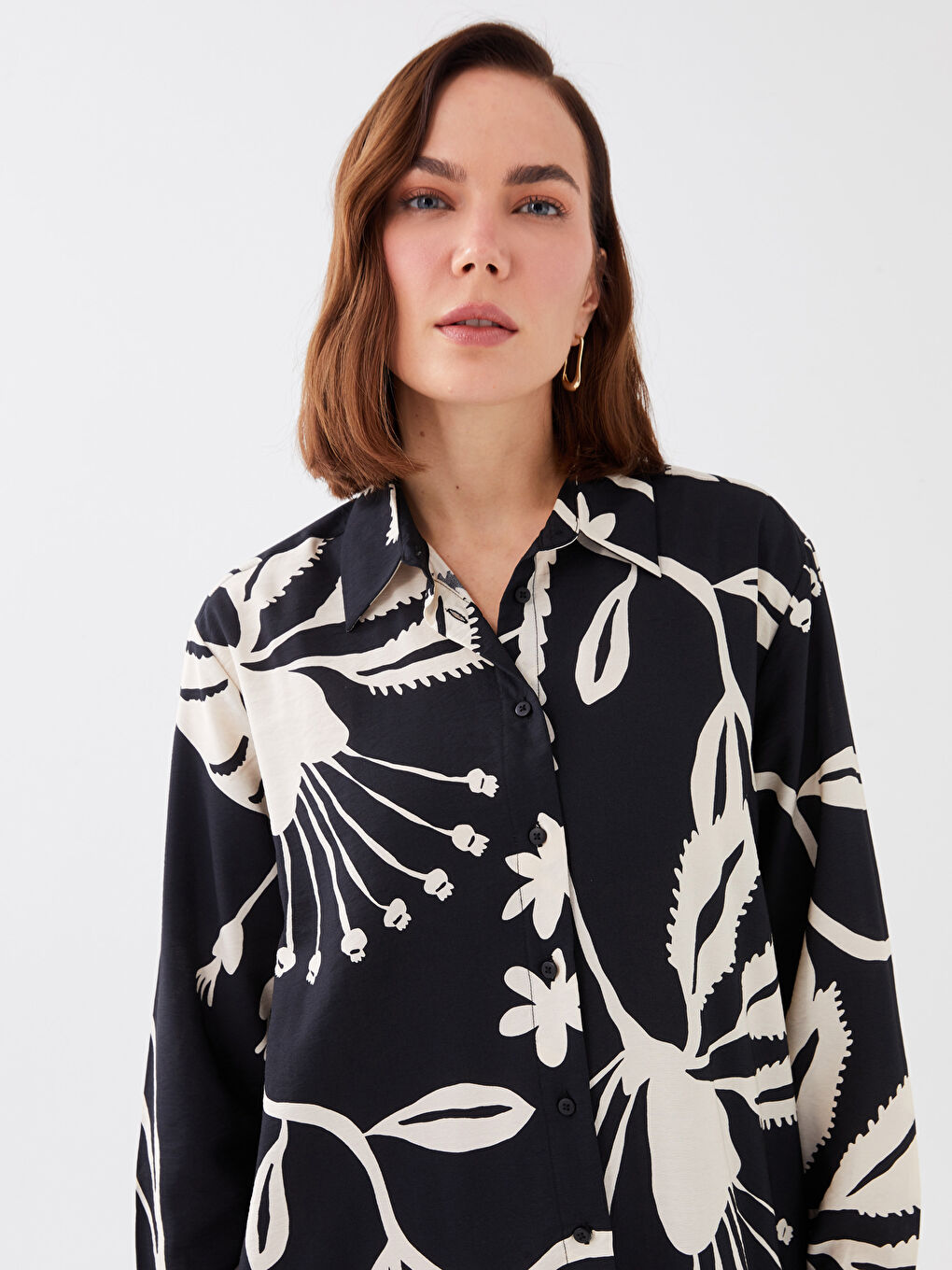 LCWAIKIKI Classic Tunique Chemise à Motifs pour Femmes -S3CN31Z8-LQJ