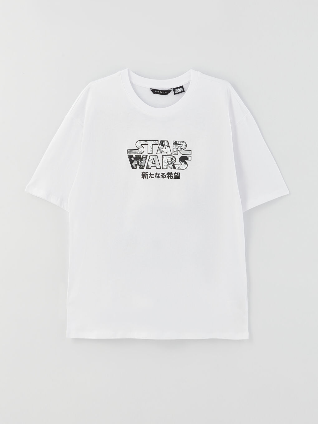 XSIDE Bisiklet Yaka Kısa Kollu Star Wars Baskılı Penye Erkek Tişört -S3CN35Z8-Q6K