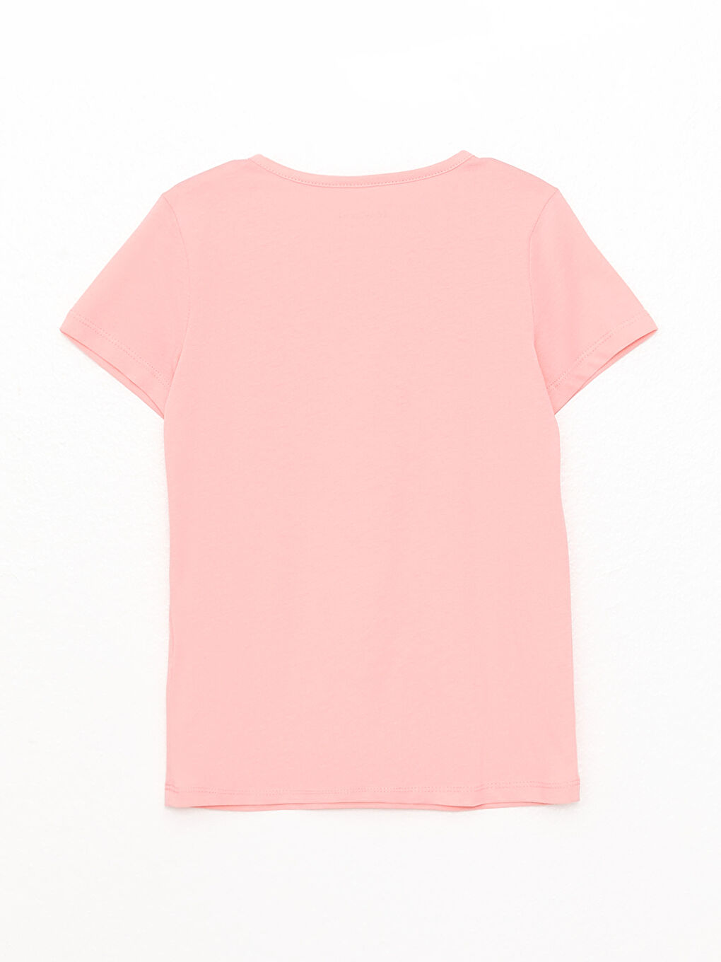 T-shirt pour Filles à Col Rond Imprimé à Manches Courtes-1
