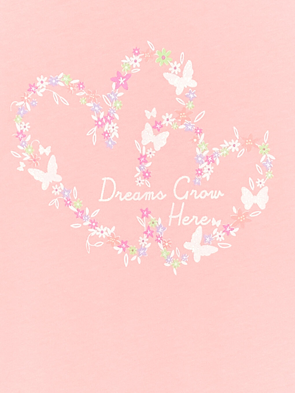 T-shirt pour Filles à Col Rond Imprimé à Manches Courtes-2